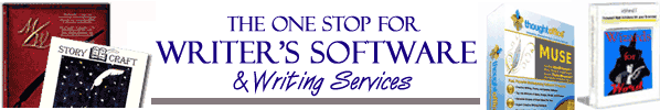 The One Stop  
for Writers Software & Writing/Editing Services